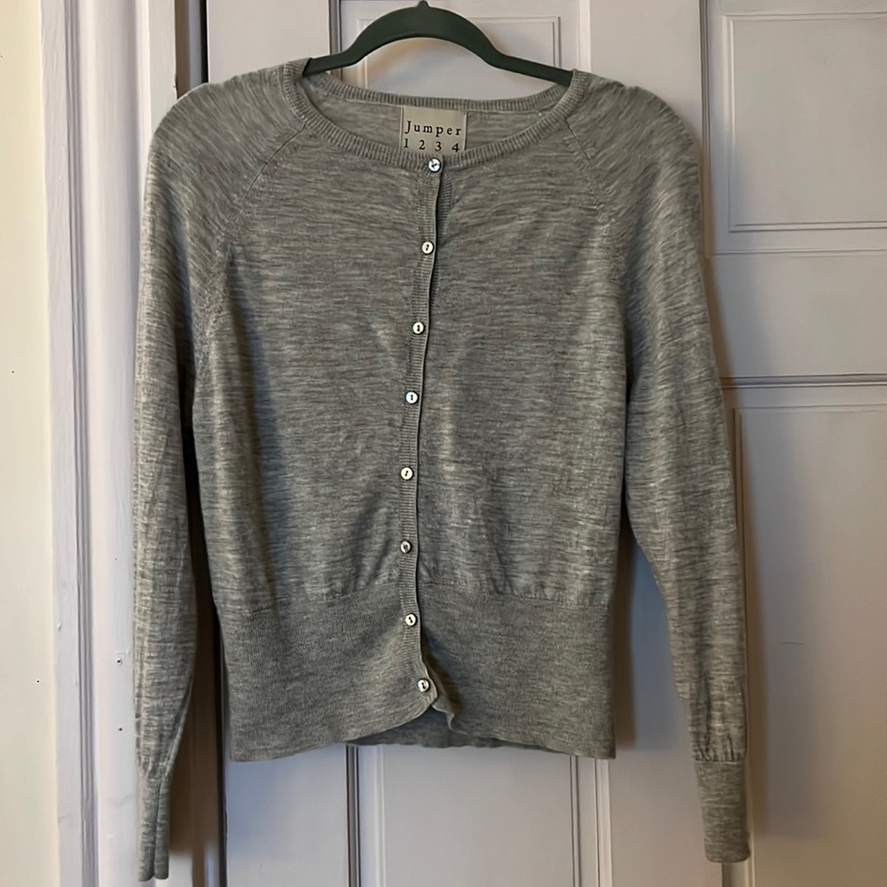 Jumper grey cardigan! New without tag!